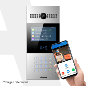 Videoportero Smart antivandálico R28A – Akuvox – Abre la puerta desde tu celular