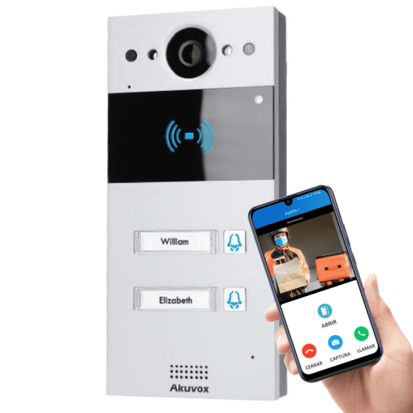 Intercomunicador | videoportero smart | dos departamentos | Akuvox R20B