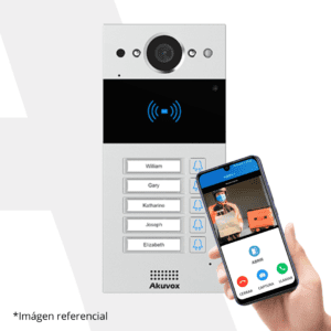 Intercomunicador | videoportero smart para cinco departamentos | Akuvox R20B5F